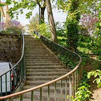 Escaliers Rue Bodin sous le Gros Caillou Lyon 1er