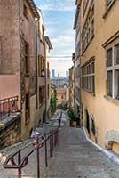 Montée du Garillan depuis la Montée Saint Barthélémy Lyon 5ème