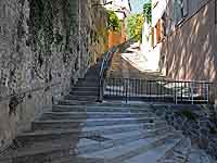 Montée des Epies depuis église Saint Georges vers montée du Gourguillon Lyon 5ème