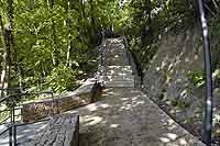 Escaliers Parc du Vallon, la Duchère sud du Boulevard de la Duchère Lyon 9ème