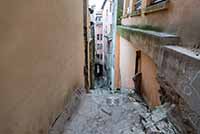 Ruelle Punaise entre Montée Saint Barthélémy et rue de la Juiverie Lyon 5ème