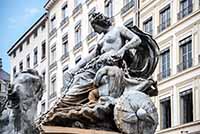 La Garonne et ses affluents par Frédéric Auguste Bartholdi (1834-1904) Place des Terraux à Lyon