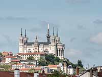 Fourvière vue depuis l’Avenue Leclerc