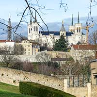 Fourvière vue depuis Saint-Just