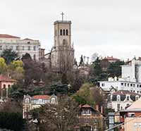 Eglise Saint Irénée vue depuis Perrache