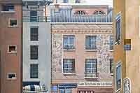 Rappel de la fresque des Routes de la Soie située rue Carquillat Lyon 1er Clos Jouve Mur des Canuts Boulevard des Canuts Lyon 4ème