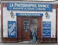 Fresque Ciné-Lyon entre le Cours Gambetta et la Grande Rue de La Guillotière  Lyon 7ème