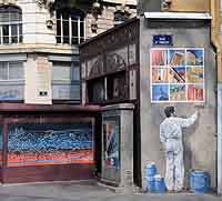 Fresque des Lyonnais rue de la Martinière Lyon 1er