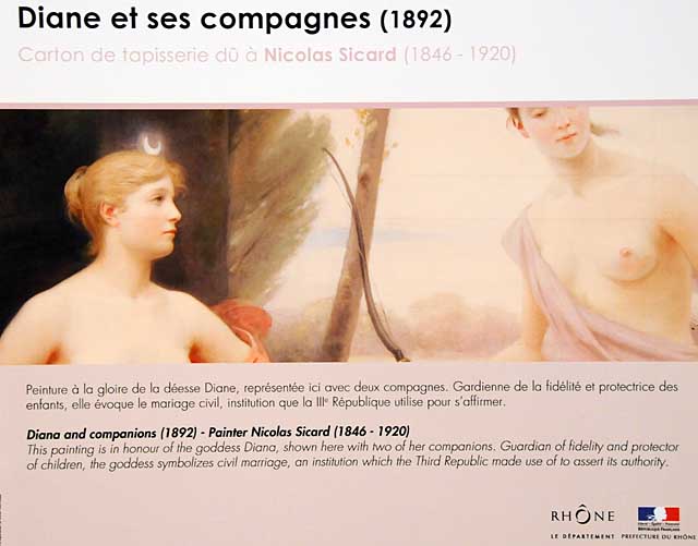 Diane et ses compagnes - (1892) par Nicolas Sicard (1846-1920)