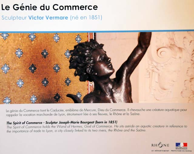 Le Génie du Commerce par Victor Vermare (né en 1851)