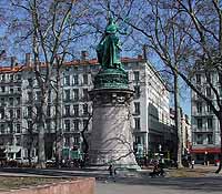 Monument actuel Place Carnot coté Est Lyon 2ème