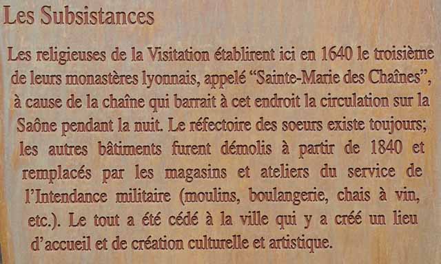 Les Subsistances Quai Saint Vincent Lyon 1er