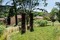 Les Chaises en Acier CORTEN - Le Jardin Secret de Saint Rambert l’Île Barbe