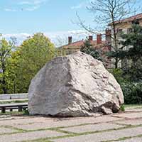 Jardins vers le Gros Caillou de la Croix-Rousse Lyon 1er