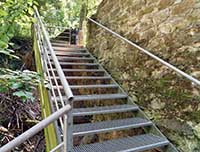 Parc de la Garde accès par la voie verte (en bas) Lyon 5ème