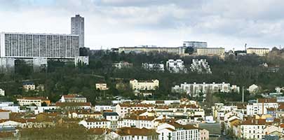 La Duchère au dessus de Vaise (Lyon 9ème) (depuis le Boulevard Antoine de Saint Exupéry)