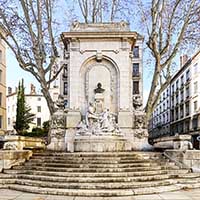 Monument au Docteur Gailleton (1829-1904) par André Vermare (1869-1949) Buste de L.Gratien 1959 Lyon 2ème