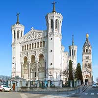 Basilique de Fourvière la façade Lyon 5ème