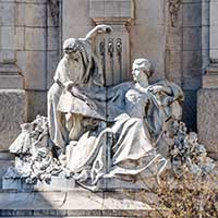 Monument au Docteur Gailleton (1829-1904) par André Vermare (1869-1949) Buste de L.Gratien 1959 Lyon 2ème