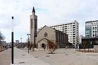 Eglise Saint Charles Avenue de Birmingham Entrée Saône du tunnel de la Croix Rousse