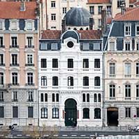 Synagogue 13 Quai de Tilsitt sur la Saône Lyon 2ème