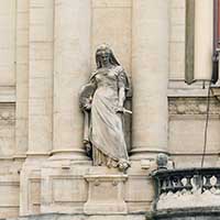 "Melpomène (Muse de la Tragédie)" Théatre des Célestins Place des Célestins Lyon 2ème