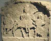 Cavaliers armés de cuirasses à écailles - Cataphractaires Musée Gallo-Romain de Fourvière