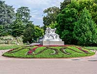 "Le Secret" (R. Béclu, sculpteur. 1913) - Parc de la tête d’or,Lyon 6ème