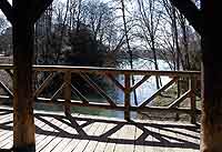 Pont couvert au parc de la Tête d’Or Lyon 6ème