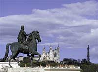 Louis XIV Roi de France (1638-1715) par Lemot Place Bellecour Lyon 2ème