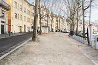 Place de Bourgneuf sur le Quai de Pierre-Scize Lyon 9ème