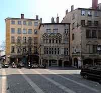 Place du Change et maison Thomassin Lyon 5ème