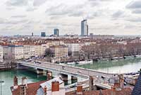 Pont De Lattre De Tassigny sur le Rhône Lyon(1956)