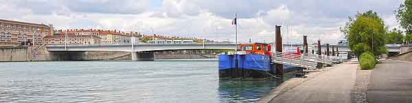 Pont Gallieni sur le Rhône Lyon (1965)