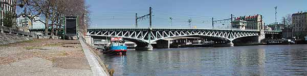 Viaduc de la Quarantaine - Pont S.N.C.F. Kitchener sur la Saône Lyon (1856)