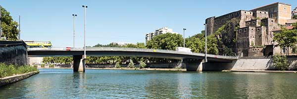 Pont Général Koenig sur la Saône Lyon (1971)