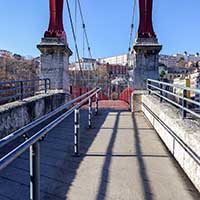 Passerelle Abbé Paul Couturier (Passerelle Saint-Georges) sur la Saône Lyon (1853)