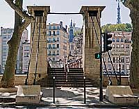 Passerelle Saint Vincent (1832) sur la Saône Lyon