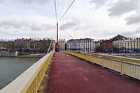 Passerelle du Palais de Justice sur la Saône Lyon (1983)