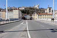 Pont Bonaparte sur la Saône Lyon (1950)