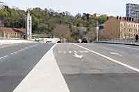 Pont Clémenceau sur la Saône Lyon 9ème (1952)