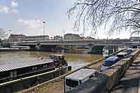 Pont Kitchener Marchand sur la Saône Lyon (1959)