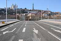 Pont Maréchal Alphonse Juin sur la Saône Lyon (1973)