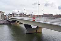 Pont Maréchal Alphonse Juin sur la Saône Lyon (1973)