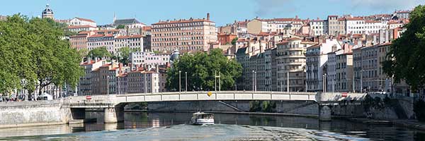 Pont de la Feuillée (1949) sur la Saône Lyon