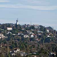 Vue vers le mont Cindre depuis Dardilly