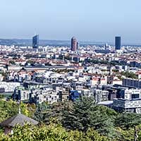 La Part Dieu depuis Sainte Foy lès Lyon