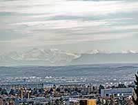 Vue vers Grenoble depuis Dardilly