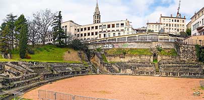 Amphithéatre des trois Gaulles Jardin des Plantes Lyon 1er