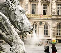 Fontaine Bartholdi Place des Terreaux Lyon 1er